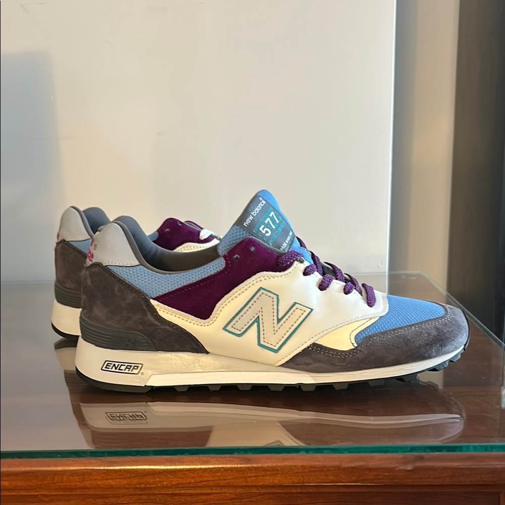 New Balance Blue and Purple Retro Sneakers size 9.5